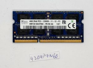 Memoria RAM per laptop HYNIX 1X4GB 4GB HMT351S6CFR8C-H9 DDR3 4GB 2Rx8 PC3 10600S