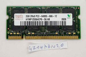 Memoria HYNIX 2GB PC2-6400S 2Rx8 HYMP125S64CP8