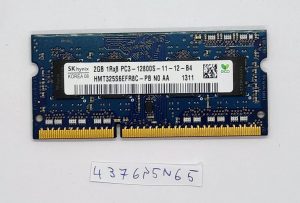 Confezione da 2 x HYNIX HMT325S6EFR8C-PB 2 GB Notebook SODIMM DDR3 PC12800 (1600)