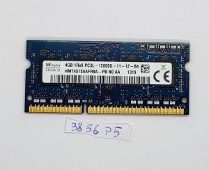 Memoria RAM per laptop Hynix 4 GB DDR3 PC3L-12800S 1600 MHz 1Rx8 HMT451S6BFR8A-PB - OEM originale