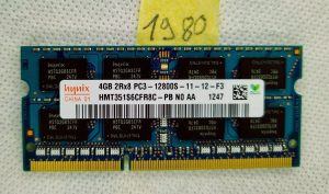 RAM per notebook Hynix HMT351S6CFR8C-PB da 4 GB DDR3 1600 MHz PC3-12800S SODIMM: prestazioni veloci e affidabili!