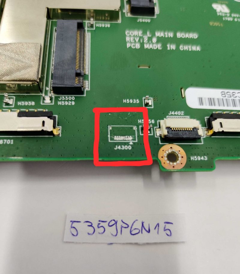 Scheda madre 0M0JT per tablet robusto Dell Latitude 12 7202, ricambio originale - immagine 3