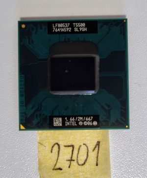 Processore INTEL LF80537 T5500 SL9SH 1,66 GHz 2 MB 667 MHz per Packard Bell Minos GM MGM00