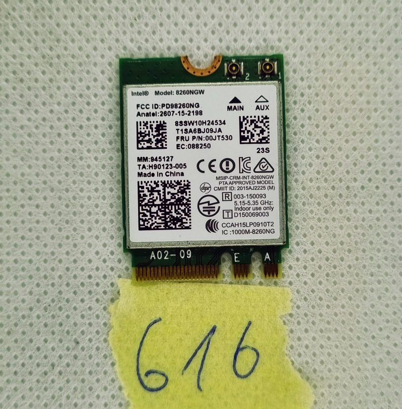 Modulo Bluetooth WiFi Intel 8260 NGW SET per Dell MINI 3020 3060 3040 3050 9020 7040