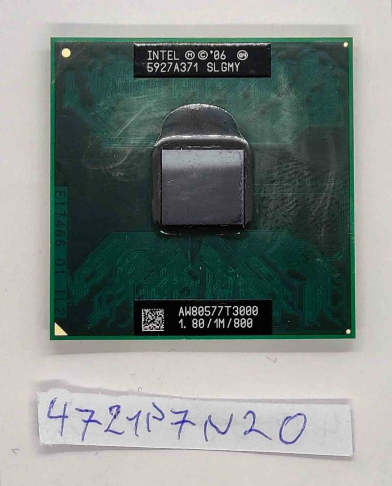 Processore CPU Intel Celeron Dual-Core T3000 1,80 GHz SLGMY