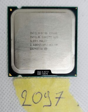 Processore Intel Core 2 Duo E7400 SLB9Y 2,8 GHz 3MB 1066MHz Dual-Core LGA 775 Socket T: migliora le prestazioni del tuo PC!