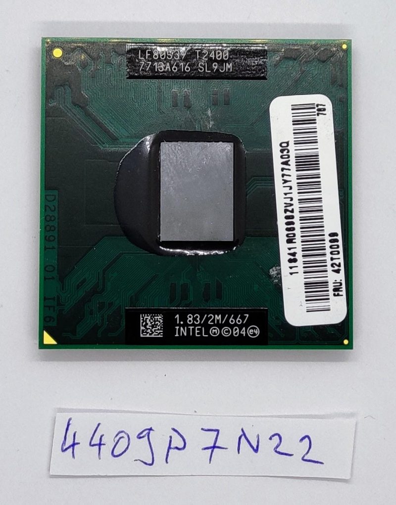Processore Intel Core Duo T2400 2M Cache 1,83 GHz 667 MHz FSB SL9JM