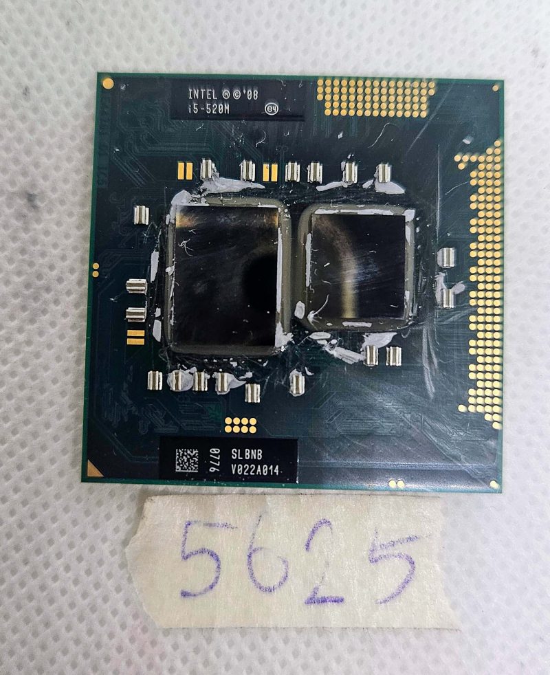 CPU Intel Core i5-520M 2,40 GHz – Processore per laptop originale, testato e funzionante