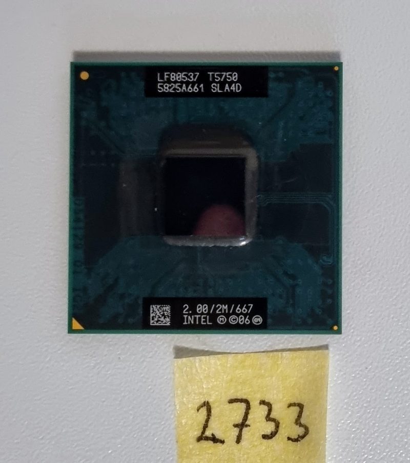 Processore Intel Mobile Core 2 Duo T5750 2.0GHz 2M Cache 667FSB Socket P LP SLA4D