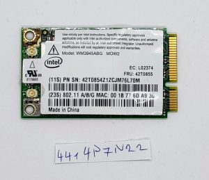 Scheda wireless Mini PCIe Intel PROWireless 3945 ABG 802.11abg 2,4 GHz 54 Mbps WM3945ABG