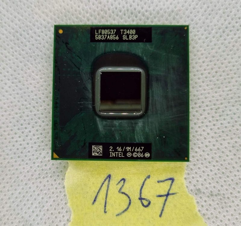 slb3p Intel Pentium Dual-Core Mobile, CPU da 2,167 GHz (processore) 667 MHz, 1 MB, SLB3P, T3400