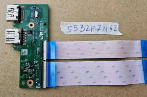 L90437-001 Scheda USB HP Chromebook 14 G6 con cavi piatti DA00GATH6D0 REV:D