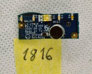 LS-2791P Scheda microfono originale OEM Dell Latitude D620