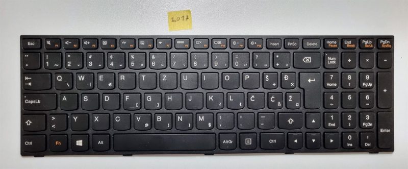 Tastiera per laptop Lenovo Ideapad 300-17ISK T6G1-US 25214785 PK130TH2A00