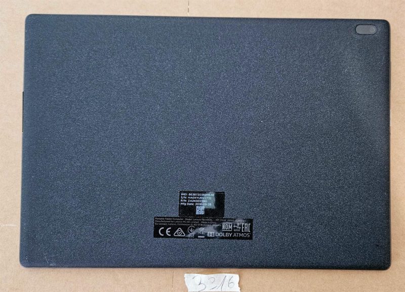Cover posteriore per Lenovo TAB4 10 Plus TB-X704TB-X704F TB-X704L TB-X704V 5S58C08251 - Ricambio originale