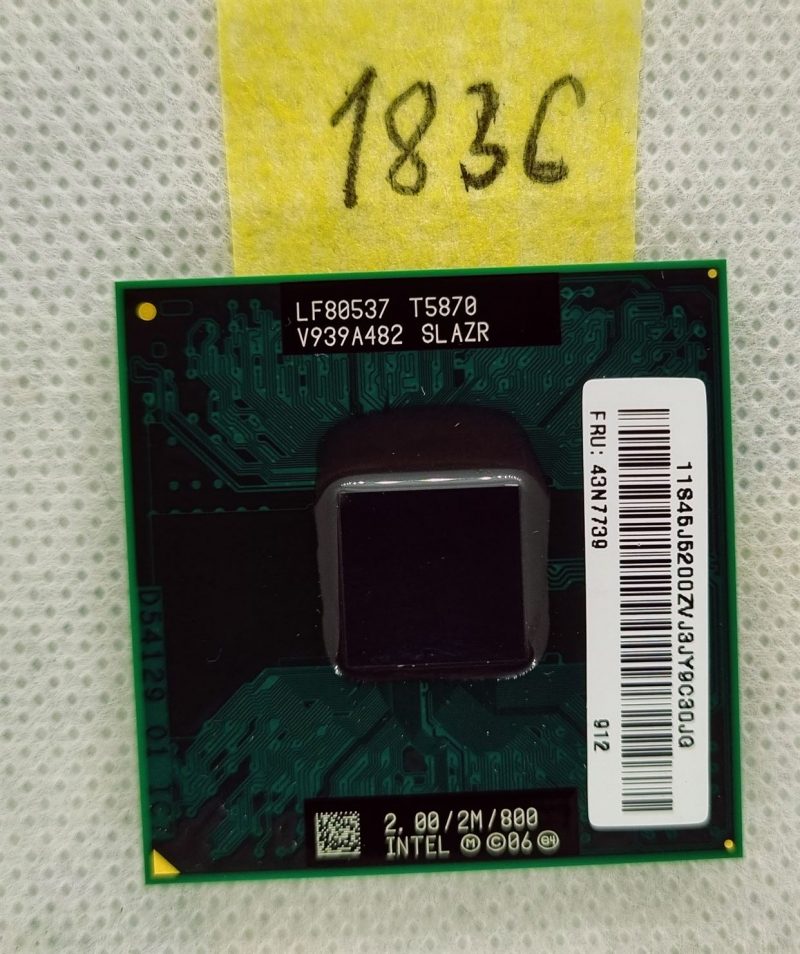 Lenovo THINKPAD T400 Intel Core Dual 2.0GHz T5870 CPU Slazr 43N773 - Prestazioni affidabili!