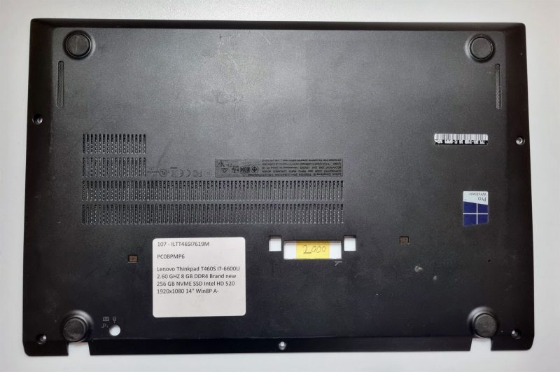 Lenovo THINKPAD T460s Guscio Inferiore Alloggiamento SM10H22116 - Ricambio Originale