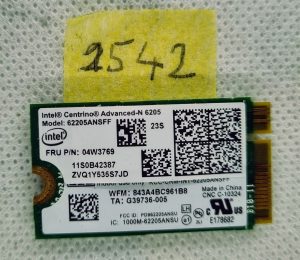 Scheda Wi-Fi Lenovo THINKPAD X1 Carbon di prima generazione WLAN Map 04W3769