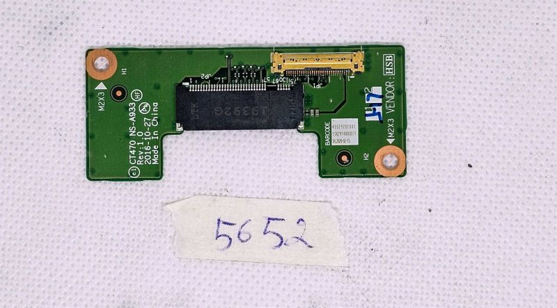 Scheda adattatore NVMe Lenovo ThinkPad L490 20Q6-S87900 NS-A933 - Ricambio originale per laptop