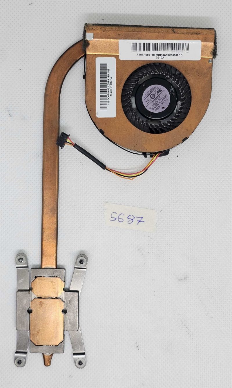 Ventola CPU e dissipatore di calore per Lenovo ThinkPad L460 04X3907 | Ricambio originale per raffreddamento laptop