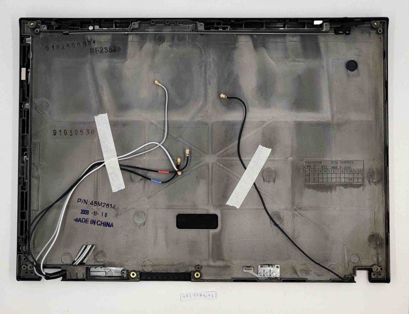 Schermo LCD Lenovo ThinkPad T400 R400, coperchio posteriore, coperchio superiore + cavi antenna 42X4833 - immagine 2