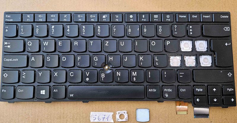 Tastiera Lenovo ThinkPad T470S FRU 01EN707 – Ricambio originale per laptop