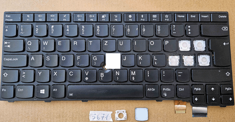 Tastiera Lenovo ThinkPad T470S FRU 01EN707 – Ricambio originale per laptop