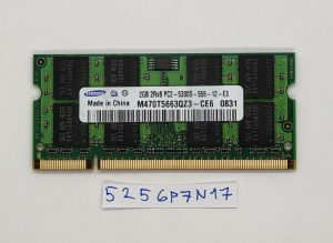 Lenovo ThinkPad T61 2 GB RAM PC2-5300S 2Rx8 555-12-E3 - Pezzo di ricambio usato