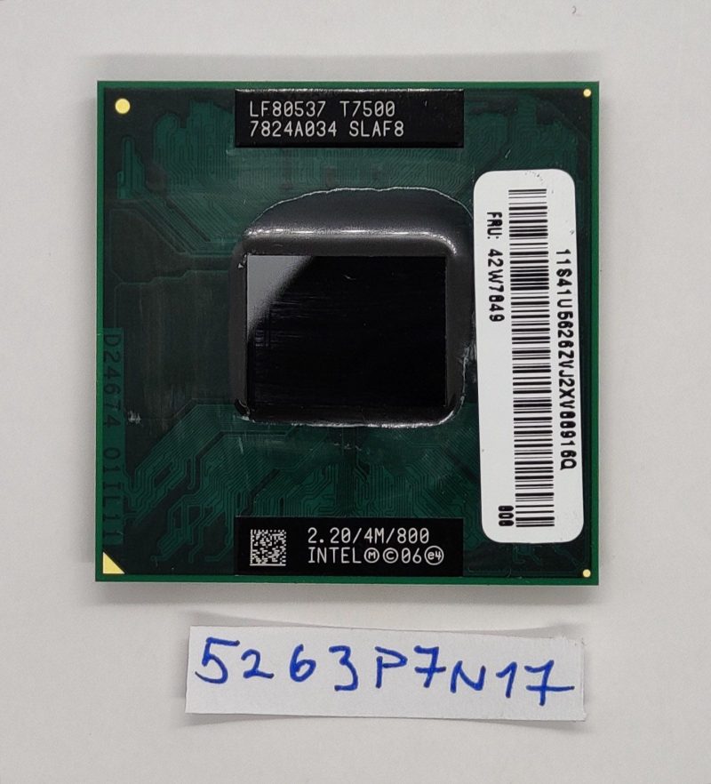 Lenovo ThinkPad T61 Processore Intel® Core™2 Duo T7500 – Ricambio usato originale