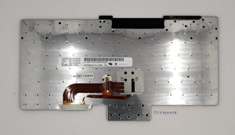 Tastiera Lenovo ThinkPad T61 42T3215 con layout nordico – compatibile con più paesi - immagine 2