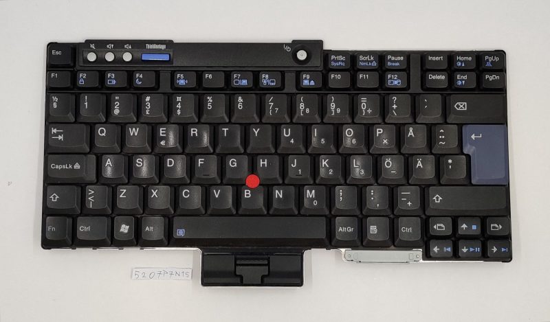 Tastiera Lenovo Thinkpad T400 con layout nordico – Compatibile con altre lingue FRU 42T3230