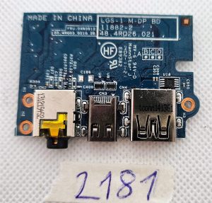 Scheda di I/O audio USB Lenovo Thinkpad X1 Carbon Gen 1 55.4RQ03.021 04W3912 - Ricambio originale