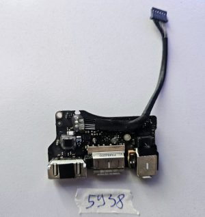 Scheda jack di alimentazione CC per MacBook Air A1466 da 13" inizio 2014, ricambio originale per laptop