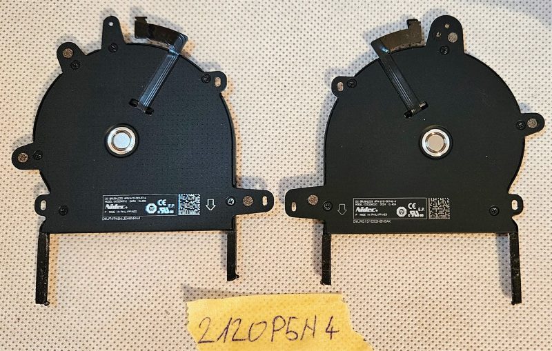 MacBook Pro 13" 2019 A1989 MacBookPro15,2 - Ventole sinistra e destra per raffreddamento e prestazioni - immagine 2