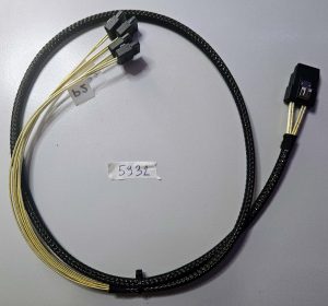 Cavo Mini SAS SFF-8087 a 4x SATA 7 pin da 0,5 m – Adattatore SSD HDD – Componenti per laptop