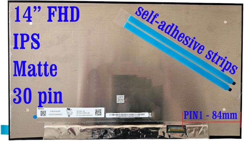Schermo LCD L92716-ND1, 14", FHD, IPS, opaco, 30 pin, nuovo display sostitutivo