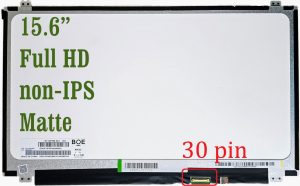 56WHU TP B1 LP156WHU TPB1 LCD 15,6" FHD opaco eDP 30 pin con staffe Nuovo