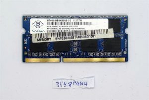Memoria Nanya da 4 GB SO-DIMM 1333 MHz PC3-10600 DDR3 (NT4GC64B8HG0NSCG)