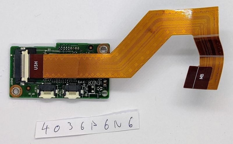 Scheda di giunzione OEM Dell Latitude 12 Rugged Extreme 7204 7214 USH KB HUA01 YTGDR con cavo flessibile - immagine 2