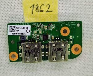 Scheda doppia porta USB OEM per Toshiba Satellite L750 - DA0BL6TB6F0