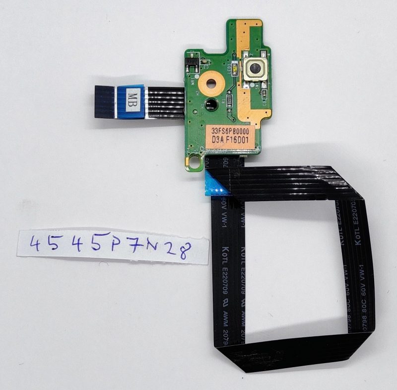 Scheda pulsante di accensione originale Fujitsu LifeBook AH552 con cavo DA0FS6PB6D0, parti per laptop