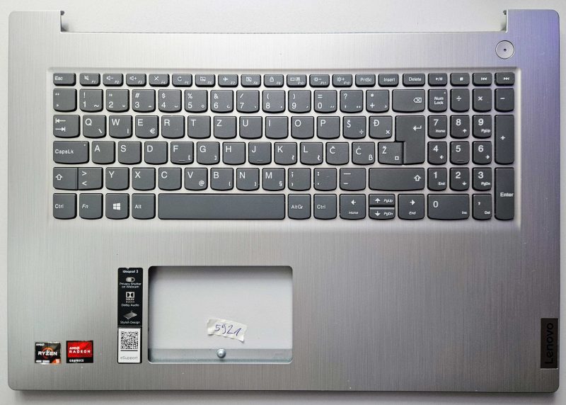 Cornice LCD originale Lenovo + tastiera AP1JX000200 per IdeaPad 3 17IIL05 | Ricambi per laptop