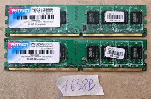 Kit modulo di memoria Patriot PSD24G800K Signature Line da 4 GB (2 x 2 GB) DDR2