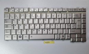 TASTIERA QWERTY UK TOSHIBA A200 A210 M200 M206, KFRSBA124A, PK130180340 GRIGIA (incisione SLO)