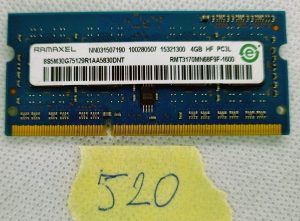 Memoria RAMAXEL originale RMT3170MN68F9F-1600 per laptop, 4 GB DDR3 PC3L-12800