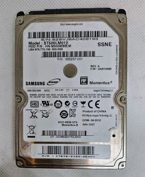 SAMSUNG ST500LM012 Unità SATA da 500 GB, 5,4 K, 6 G, 8 MB, 2,5 pollici per laptop, PS4, XBOX One S: soluzione di archiviazione ad alta capacità!