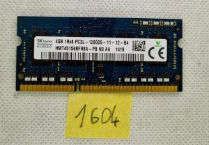 SK Hynix 4 GB PC3L-12800S 1600 MHz DDR3 Memoria RAM SODIMM HMT451S6BFR8A-PB