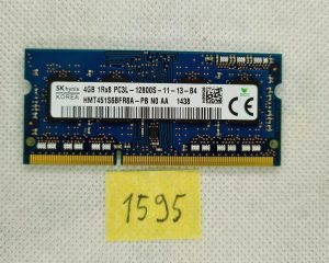 Memoria RAM SK Hynix 4 GB PC3L-12800S 1600 MHz DDR3 per laptop ASUS Sonicmaster X553M