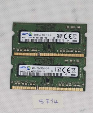 BULK 2 x Samsung 4 GB 1Rx8 PC3L-12800S RAM per laptop | Modulo di memoria SODIMM DDR3L 1600 MHz