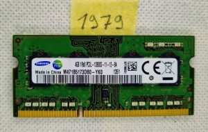 RAM per laptop Samsung 4 GB M471B5173DB0-YK0 1Rx8 PC3L 12800S - Alte prestazioni e affidabilità